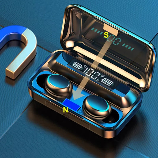 Wireless Bluetooth Earphones Wireless In-Ear Gaming Headset with Digital Display Sports Headset Audifonos Bluetooth