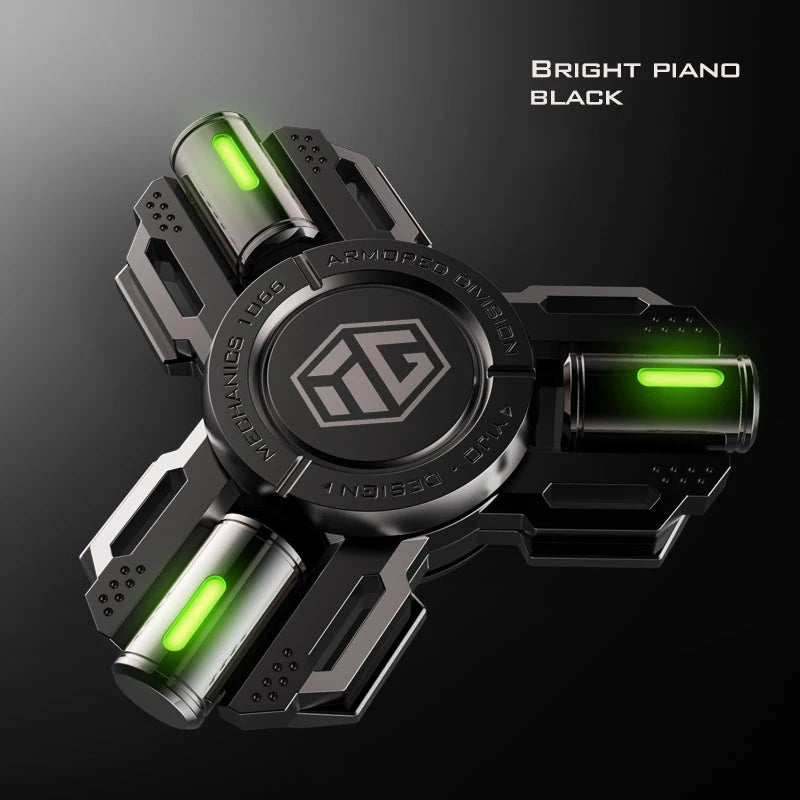 Luminous Fidget Spinners Metal Alloy Hand Spinner Mute Bearing R188 Noctilucent Senior Gyro Stress Relief Toy for Adult Gifts