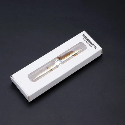 Fidget Spinner Pen with LED Light to Help ADHD Stress Reducer Thinking Ballpoint Pen Gift Pen anti Stress Anxiety Infinity with Gift Box