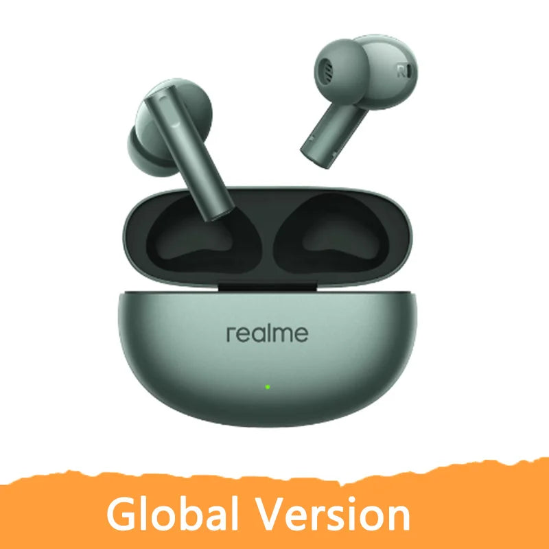 New Global Version  Buds Air 6 Wireless Earphone 50Db Active Noise Cancelling 40 Hour Battery Life Bluetooth 5.3 Headphone