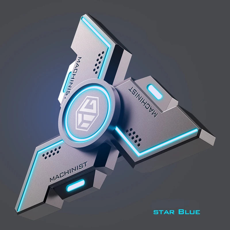 Luminous Fidget Spinners Metal Alloy Hand Spinner Mute Bearing R188 Noctilucent Senior Gyro Stress Relief Toy for Adult Gifts