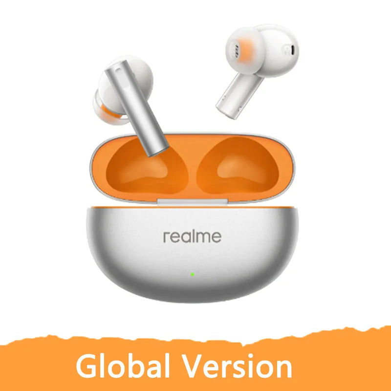 New Global Version  Buds Air 6 Wireless Earphone 50Db Active Noise Cancelling 40 Hour Battery Life Bluetooth 5.3 Headphone