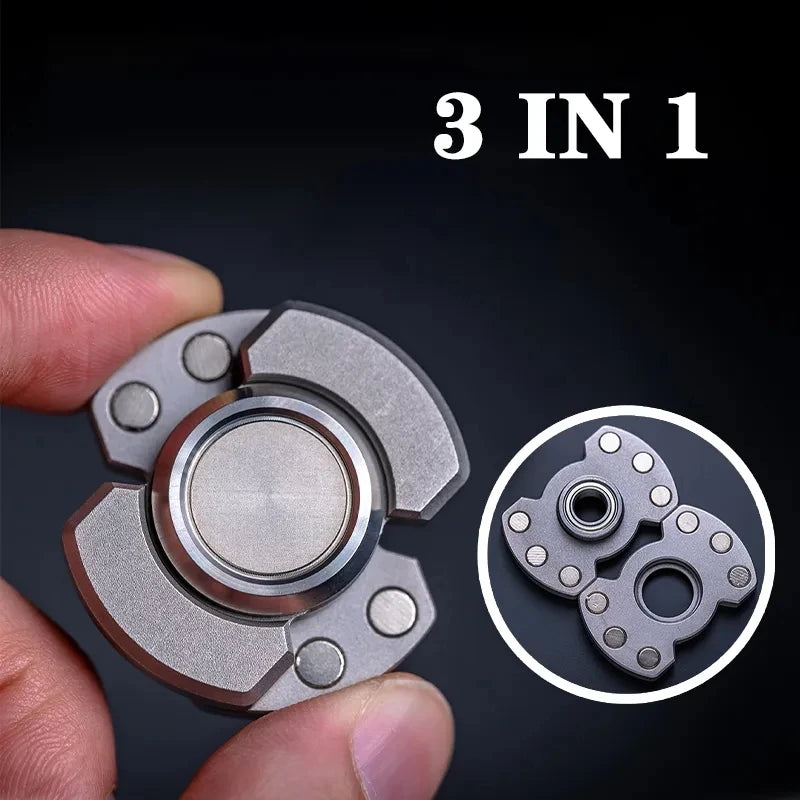 Multiple Play Magnetic Slider Fidget Spinner EDC Adult Fidget Toys anti Stress Hand Spinner ADHD Anxiety Autism Stress Relief