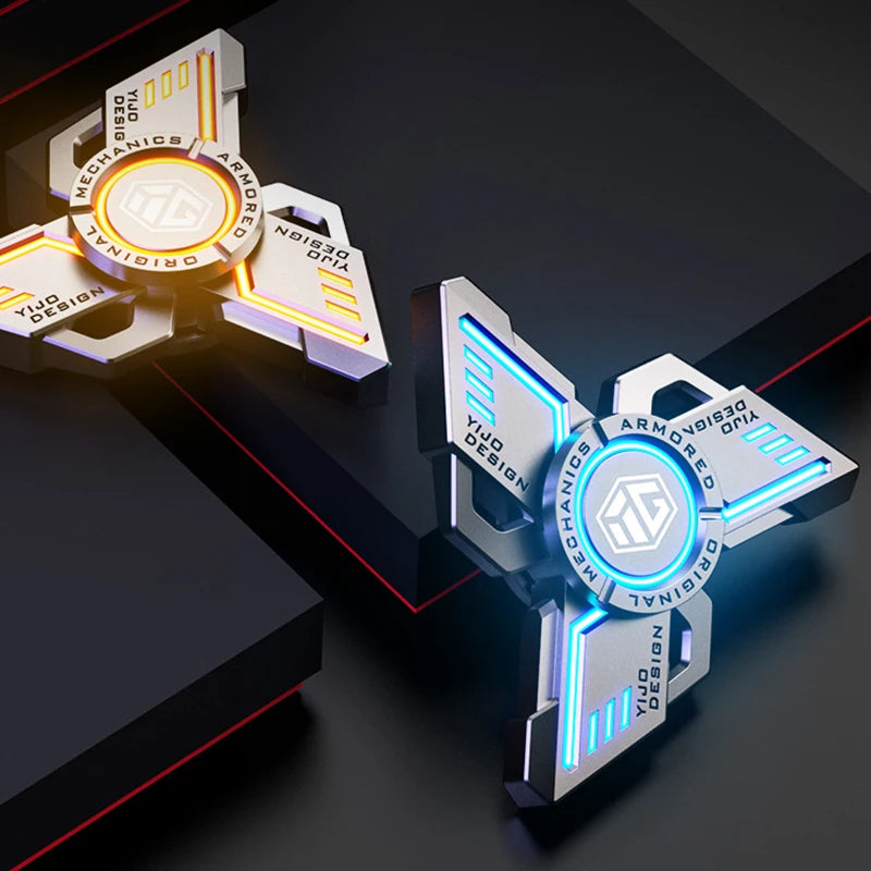 Luminous Fidget Spinners Metal Alloy Hand Spinner Mute Bearing R188 Noctilucent Senior Gyro Stress Relief Toy for Adult Gifts