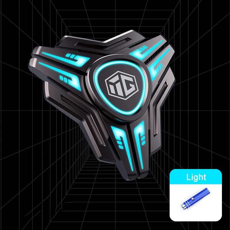 Luminous Fidget Spinners Metal Alloy Hand Spinner Mute Bearing R188 Noctilucent Senior Gyro Stress Relief Toy for Adult Gifts