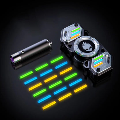 Luminous Fidget Spinners Metal Alloy Hand Spinner Mute Bearing R188 Noctilucent Senior Gyro Stress Relief Toy for Adult Gifts