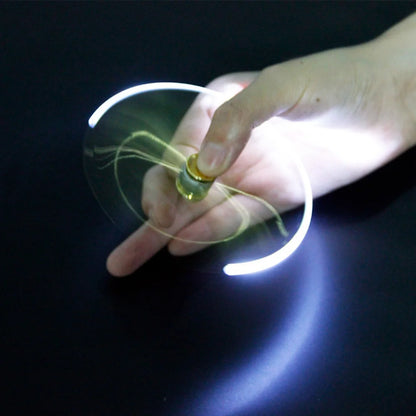 Fidget Spinner Pen with LED Light to Help ADHD Stress Reducer Thinking Ballpoint Pen Gift Pen anti Stress Anxiety Infinity with Gift Box